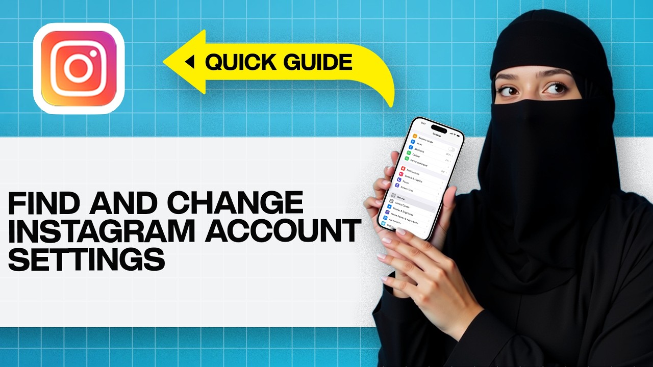 How To Find And Change Instagram Account Settings | How To Update Your ...