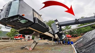 Extremely Dangerous Crane Fails - Crazy Heavy Equipment Skill - Serious Crane Accident At Seaport