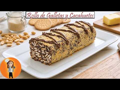 No-Bake Peanut and Cookie Roll | Family Kitchen Recipe