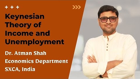Keynesian Theory of Income and Employment || Macroeconomics || Dr.  Atman Shah || SXCA