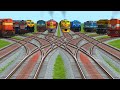 Trains Simulator PC Games || Indian Railways New Update Gameplay || Trains Crossing at High Graphics