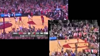 Side-By-Side: Damian Lillard and Brandon Roy Buzzer Beaters Over Rockets