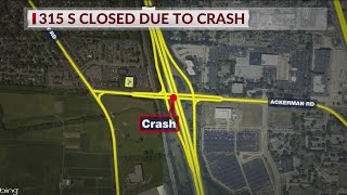 Crash causes 5 miles of SR-315 to close for two hours