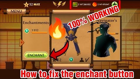 How to fix enchant button button in sf2 | 100% Problem Solved | Enchantment button not showing