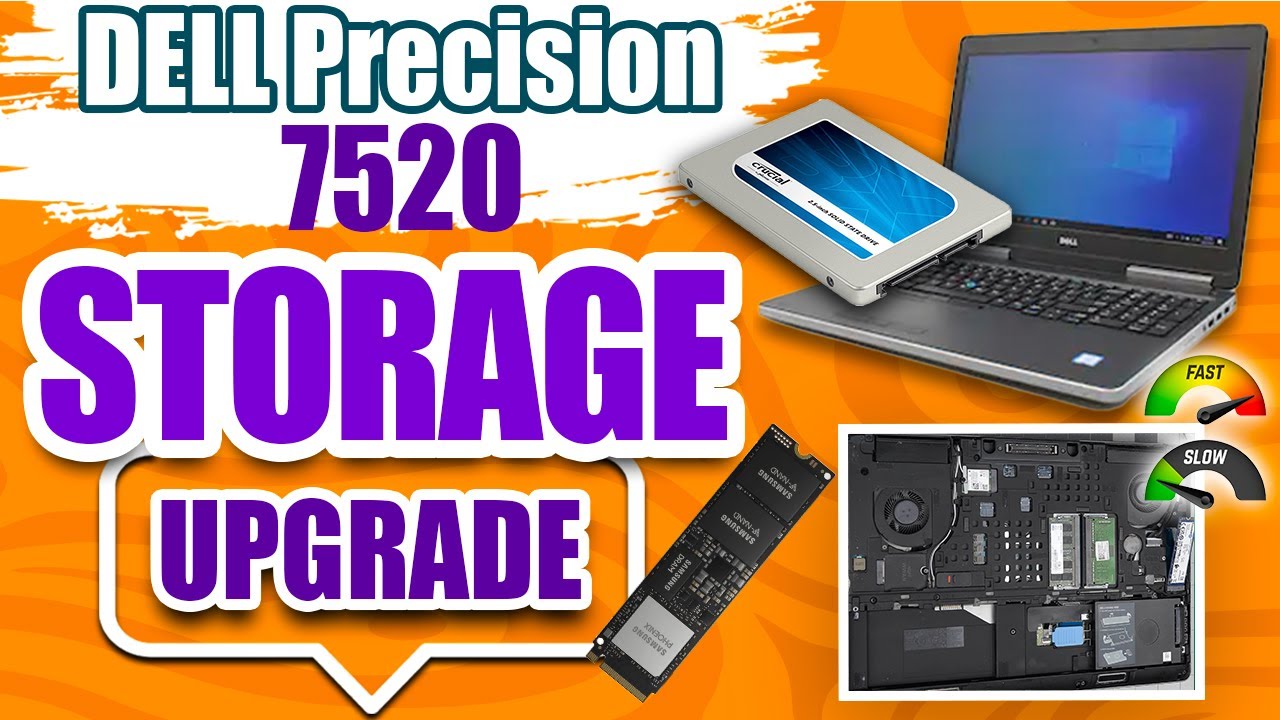 How to Upgrade SSD on DELL Precision 7520 Laptop | Storage Expansion & Speed Boost