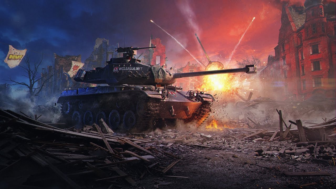 моды для wot blitz пк leKpz M 41 90 mm GF - История одного статиста / World of Tanks