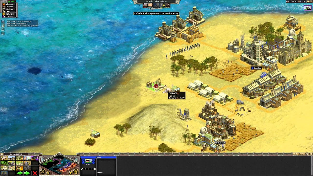 Rise of Nations Multiplayer - 2v2 - Owen & Kingbeast vs. pontos & Hostage