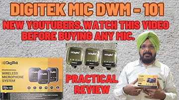 Desire the Best: Expert Review of Digitek Mic DWM-101 for New YouTubers
