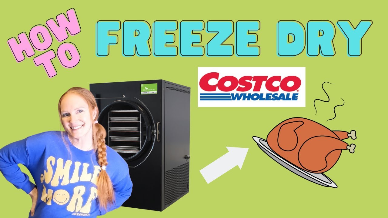 How to Freeze Dry COSTCO ROTISSERIE CHICKEN! Stepbystep process with