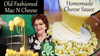 Old Fashioned Macaroni \& Cheese - Simple Ingredient Southern Cooking Tutorials