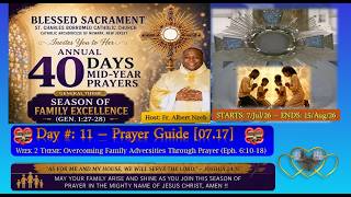 Day 11 - Morning Reflection 40 Days Mid-Year Family Prayer & Mass - 07.17.26