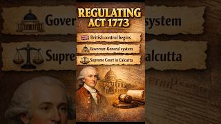 Indian polity || Regulating Act 1773 || Historical Background#politics #shorts