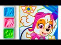 Sand painting Sky Paw Patrol for Kids and Toddlers