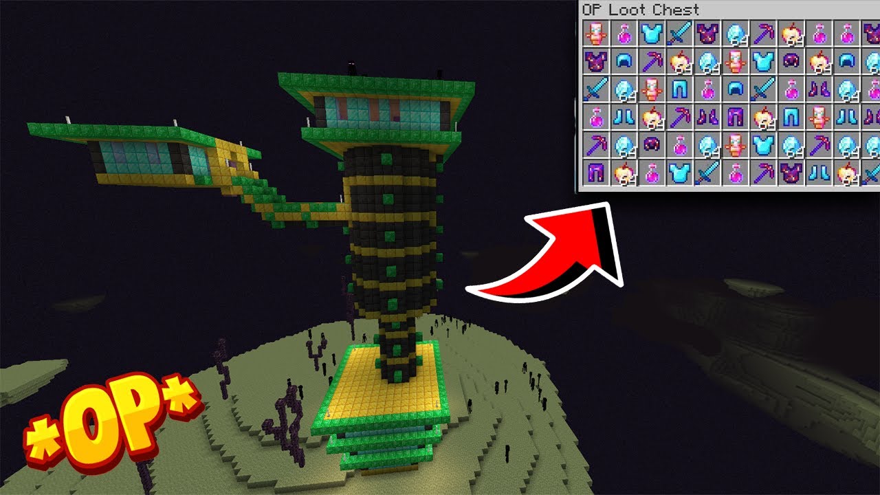 Minecraft But There Are OP STRUCTURES | #minecraft #mightyplays - YouTube