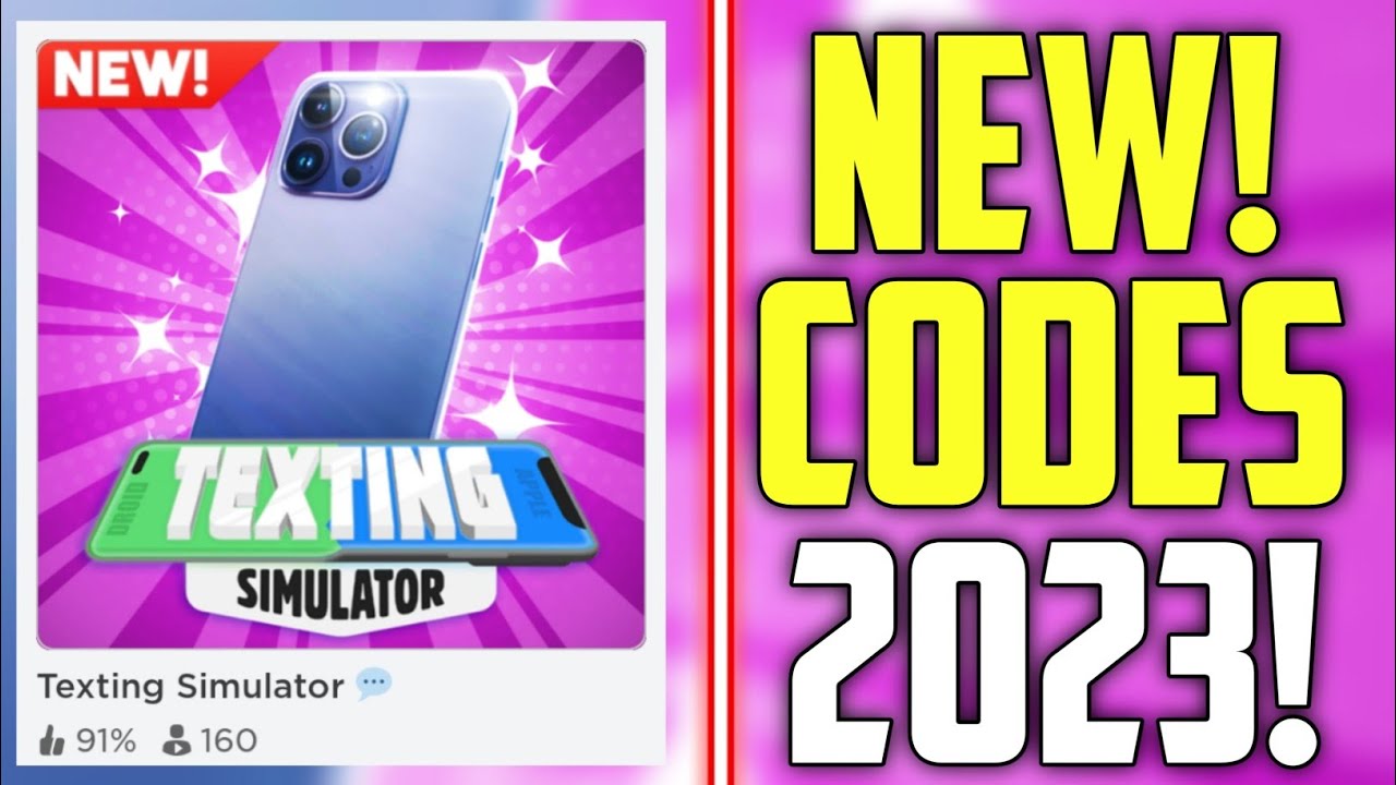 FUTURE CODES NEW ROBLOX TEXTING SIMULATOR CODES 2023 YouTube