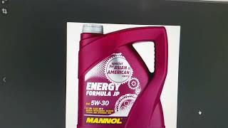 Mannol Energy Formula jp 5w-30 - Какое выбрать из 5w-30