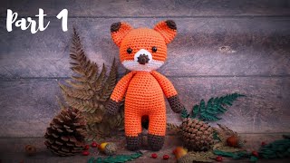 THE FOX 🦊| PART 1 | HEAD, EARS, MUZZLE | HOW TO CROCHET | AMIGURUMI TUTORIAL