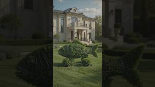 🐟 Grandma Creates a Giant Living Fish From Plants! 🌿✨ || #usashorts #usa #agriculture #animals #ai