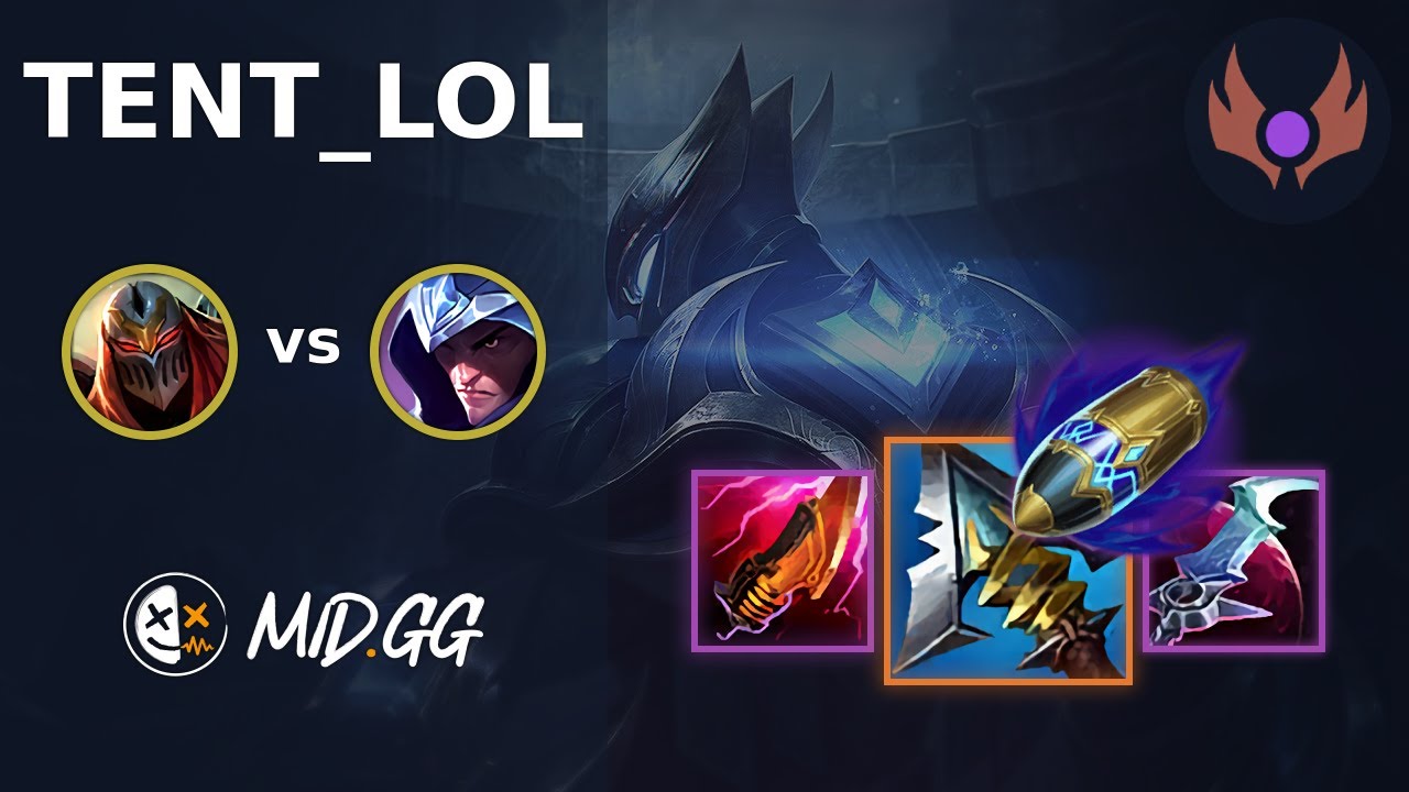 MID.GG: [ tent_lol ] Zed JUNGLE vs Talon | EUW MASTER | LOL Season 2025