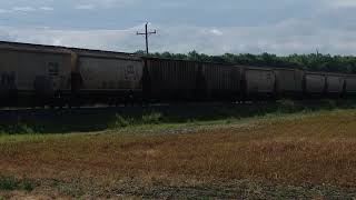 6/11/26 northbound csx 5233 378 empty grain train going to standish willard road
