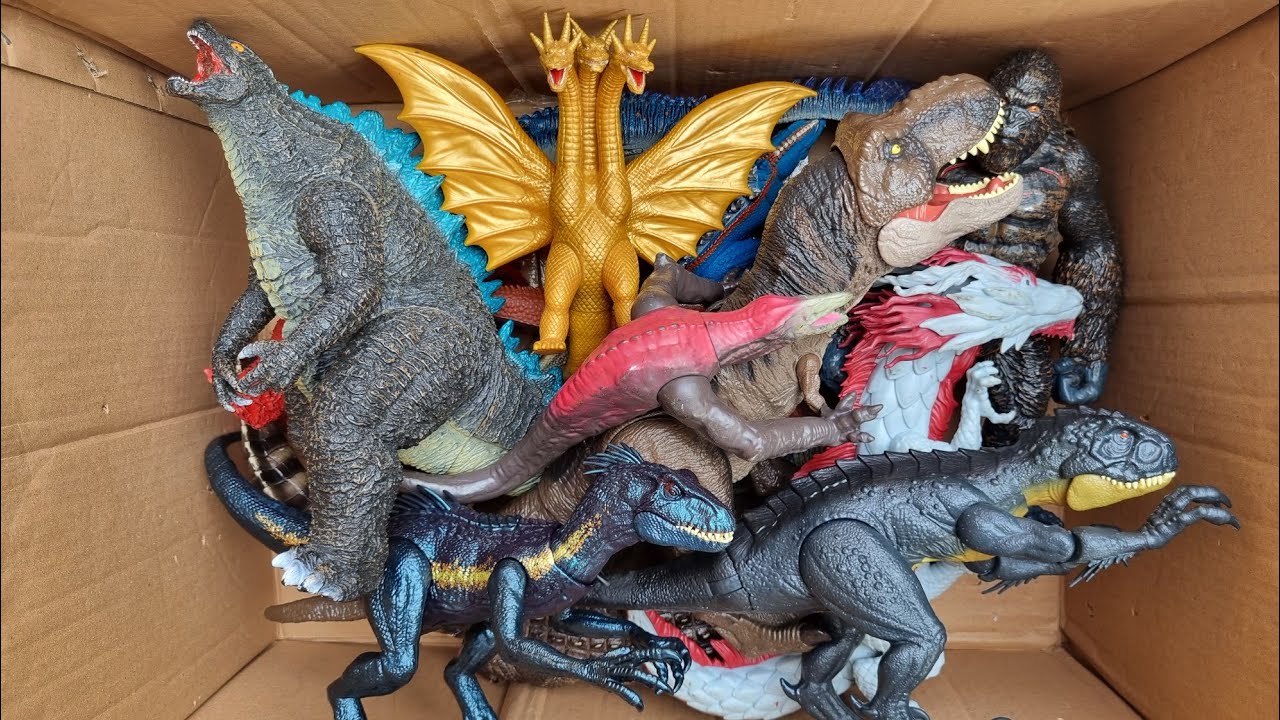 Hunting Jurassic World Toy Dinosaur Collection ASMR
