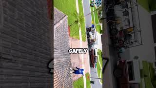 The Safe Way to Clean a Roof || #shorts #cleaning #powerwashing #housecleaning screenshot 2