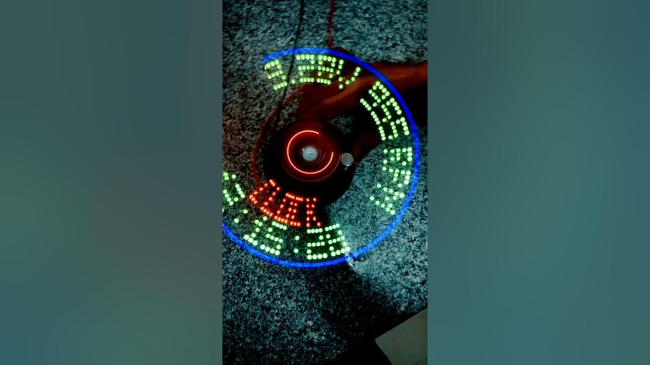 ARDUINO NANO PROPELLER LED DIGITAL & ANALOG CLOCK - YouTube