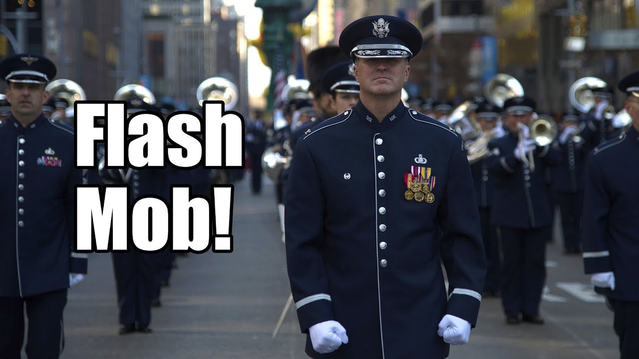 Flash Mob! U.S. Air Force Band at Smithsonian YouTube