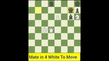 Solved Chess Puzzle-409.Find Checkmate in 4 Moves For White #chess #chesscom #checkmate #chesspuzzle