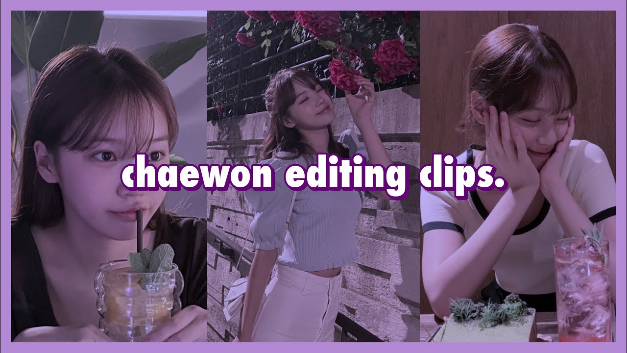 le sserafim/iz*one chaewon clips