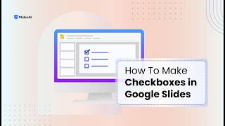 How to Add Checkboxes in Google Slides