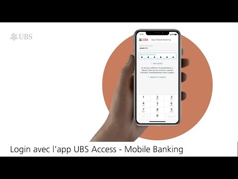 Login avec l'app UBS Access - Mobile Banking