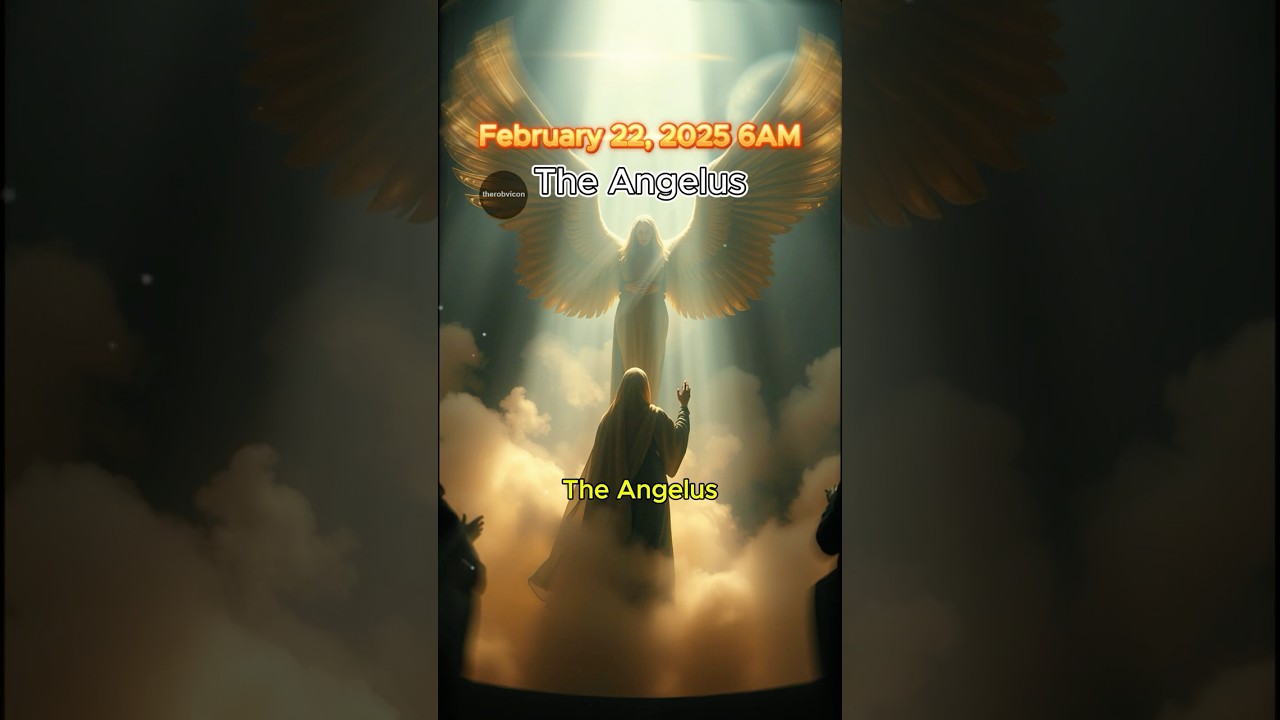 Pause and Pray: The Angelus at 6 AM 🙏✨ February 22, 2025