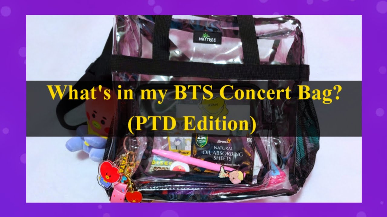 What's in my BTS Concert Bag? (Permission to Dance Edition) YouTube