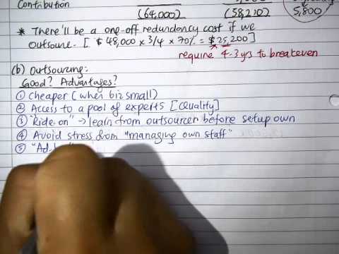 F5 Linear Programming - Limiting Factor 24-1-2015 PART 3/3