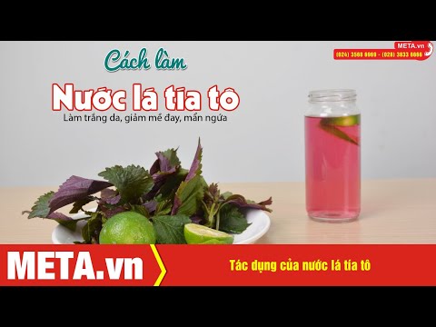 Video: Tía Tô đất Bổ Sung Vào Những Món ăn Nào