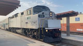 Metrolink Antelope Valley Line Departs Glendale Station (10/4/2024)