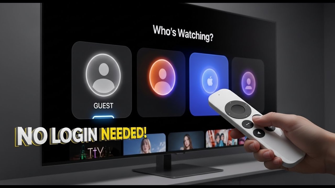 Apple TV tvOS 26.2: How to Use Guest Mode WITHOUT an Apple ID!