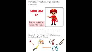 Community Helpers Activity Book