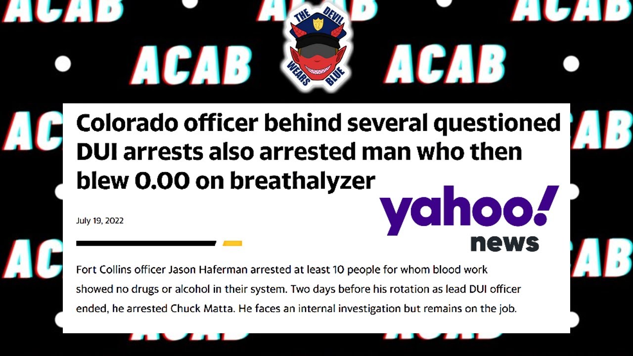 Colorado Cop shows why you should NEVER trust Police Officers. #colorado #acabdevil