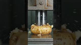 ￼ hydraulic machine potato 😱 #hydraulicpress hydraulicpress#hydraulicmachine#crushing#crushingthing