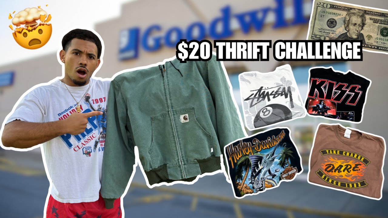 Best $20 Thrift Haul EVER (Carhartt, Stüssy + More!)