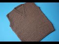 Crochet mens sweater vest tutorial beautiful alpine stitched crochet gents sweater part1