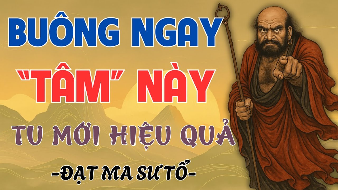 Buông Ngay Thứ Tâm Này Để Tu Hiệu Quả Như Lời Bồ Đề Đạt Ma Chỉ Dạy – Khai Mở Trí Tuệ Chân Thật