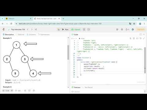 LeetCode 199.Binary Tree Right Side View C++