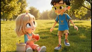 Tiny and Milo - Apple (Sharing)