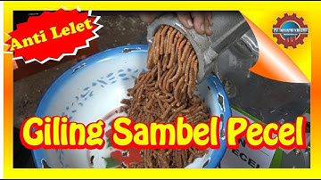 MESIN GILING SAMBEL PECEL KHAS MADIUN