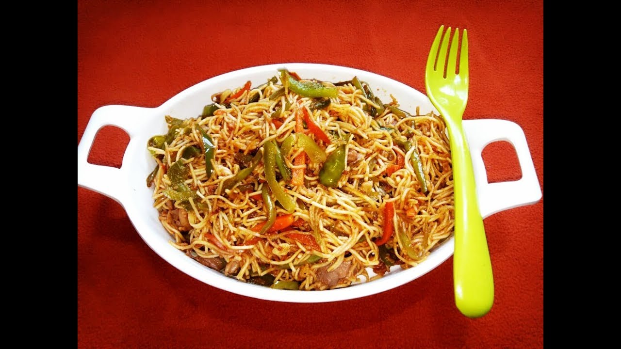 Chilli Garlic Noodles Recipe | Chilli Garlic Stir Fried Noodles | Garlic Noodles Recipe | Plates Of Love