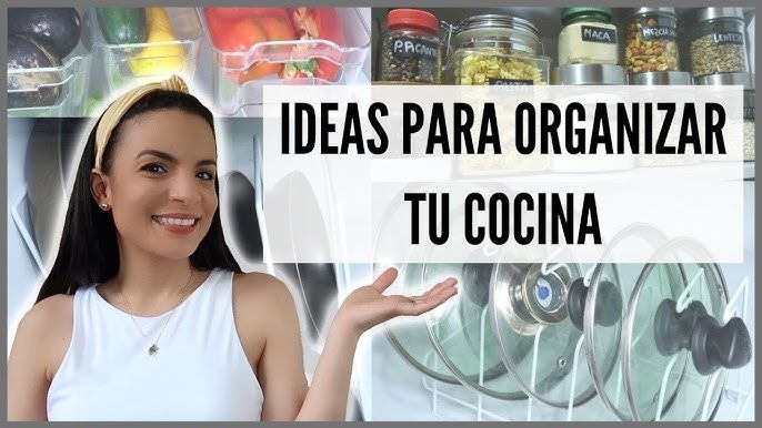 Organiza tus ollas y sartenes en una cocina pequeña