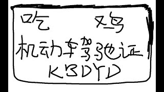 吃鸡里的合法机动车驾驶员居然杀人不犯法